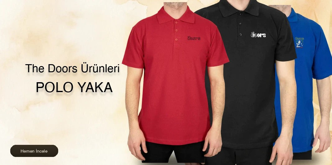 The Doors Polo Yaka Tişört kapak