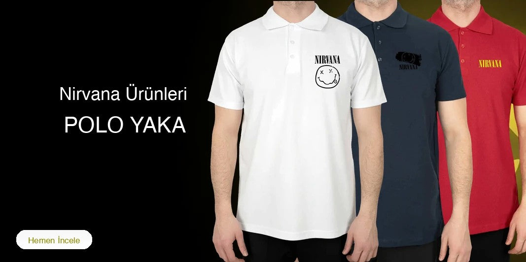 Nirvana Polo Yaka Tişört kapak