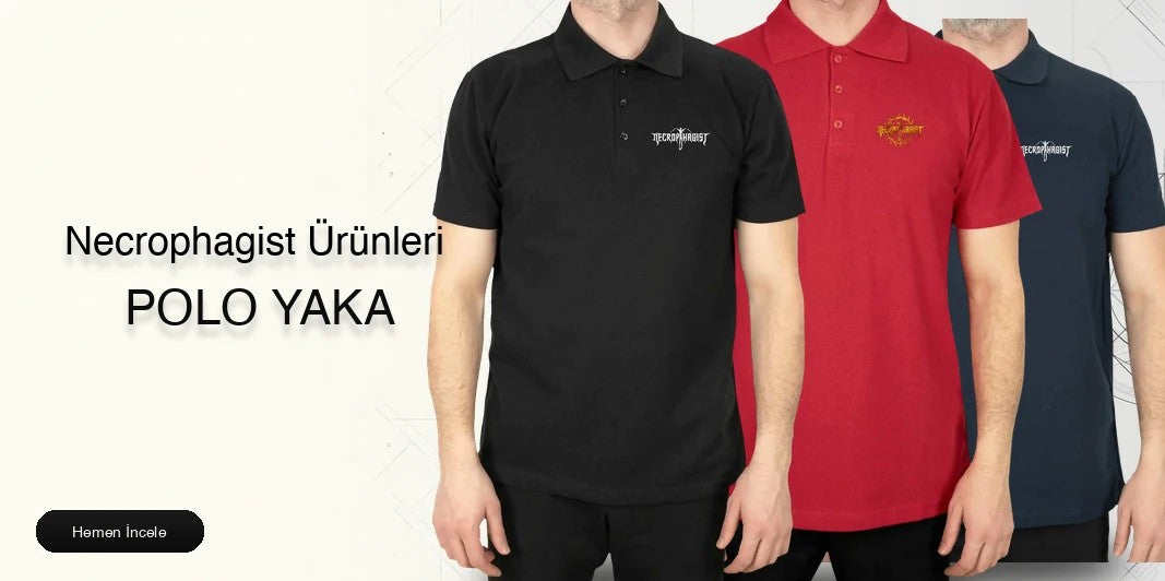 Necrophagist Polo Yaka Tişört kapak
