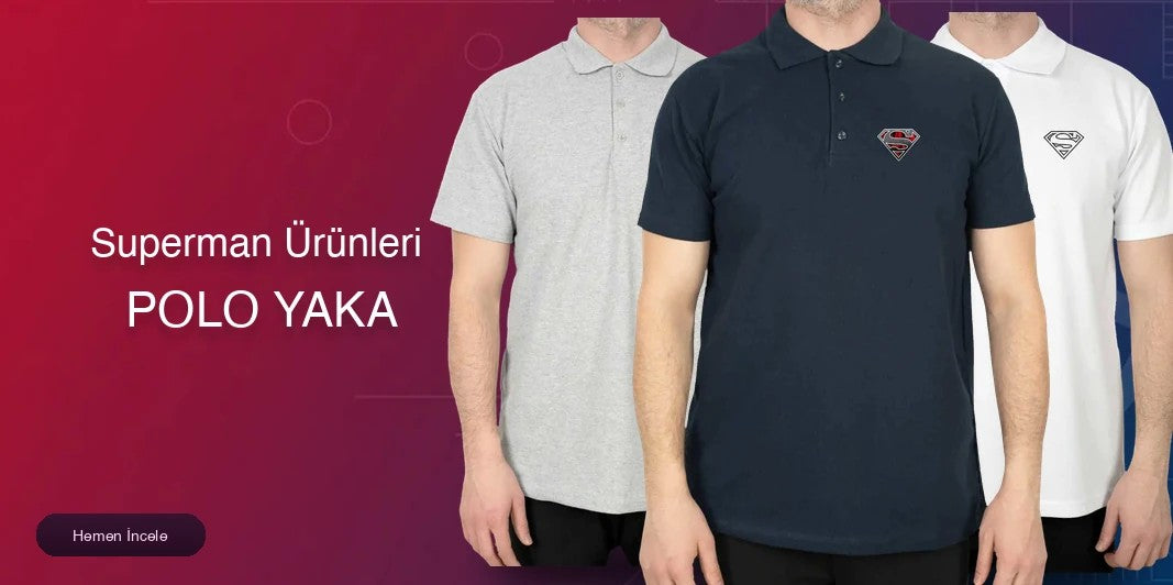 Superman Polo Yaka Tişört kapak