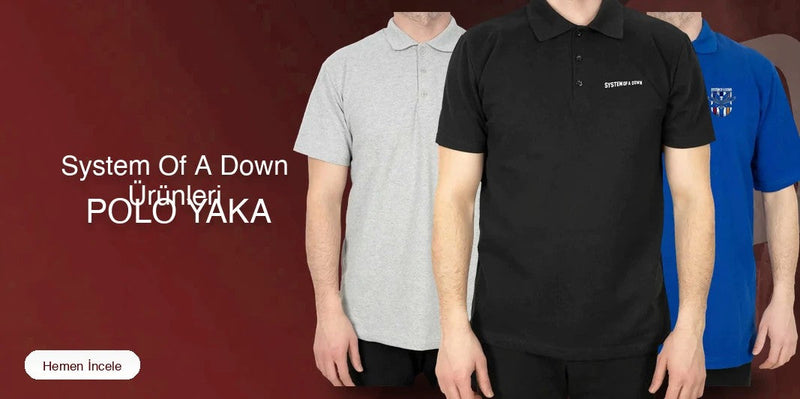 System Of A Down Polo Yaka Tişört