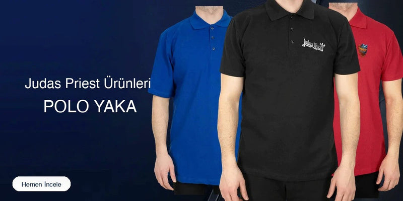 Judas Priest Polo Yaka Tişört