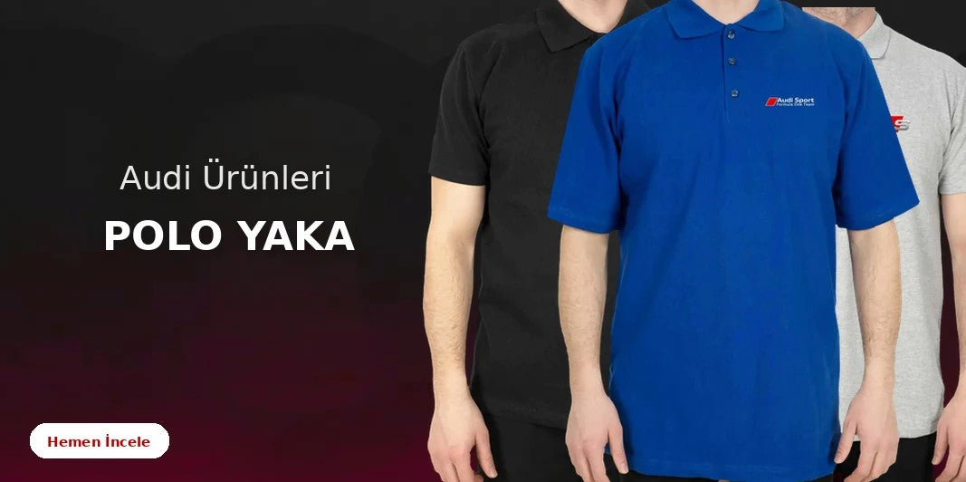 Audi Polo Yaka Tişört kapak