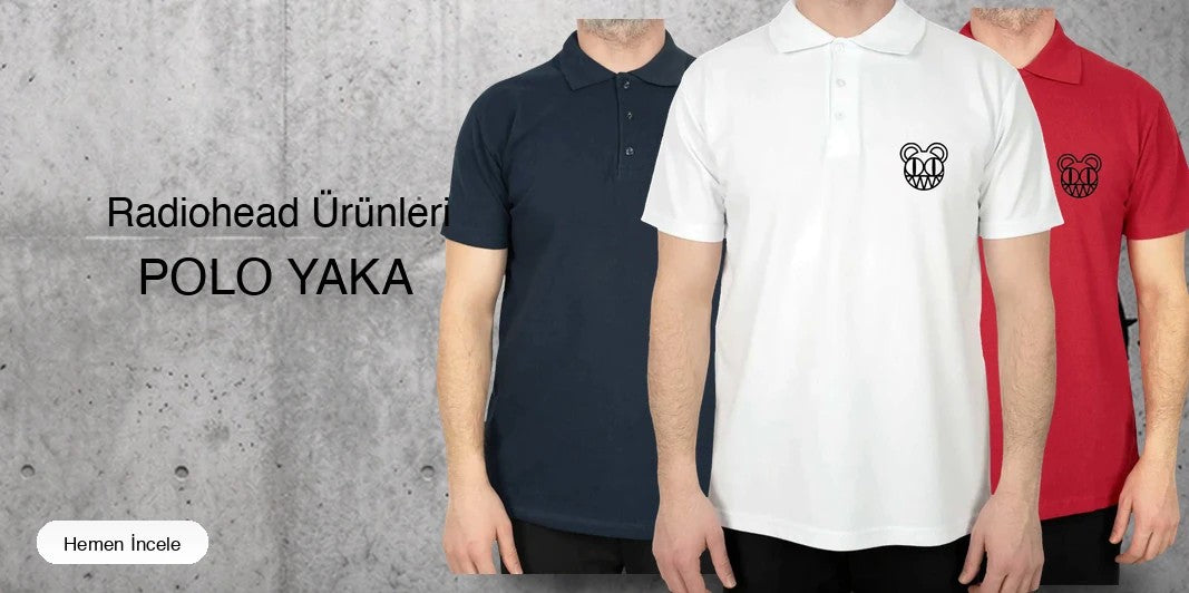 Radiohead Polo Yaka Tişört kapak