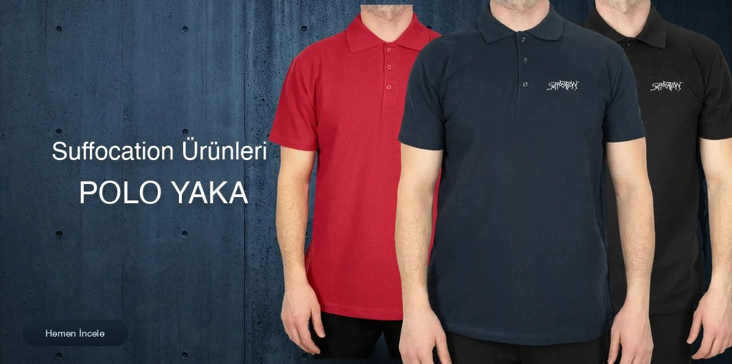 Suffocation Polo Yaka Tişört kapak