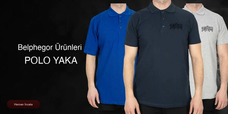 Belphegor Polo Yaka Tişört