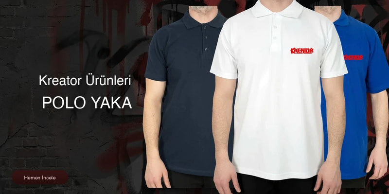 Kreator Polo Yaka Tişört