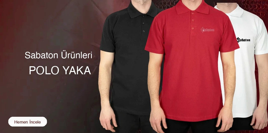Sabaton Polo Yaka Tişört kapak