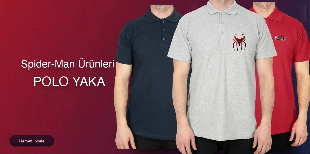 Spider-Man Polo Yaka Tişört kapak