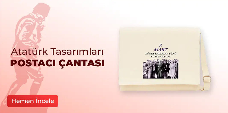 Atatürk Postacı Çantası - Zepplin Giyim
