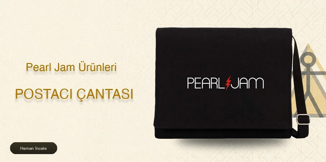 Pearl Jam Postacı Çantası kapak