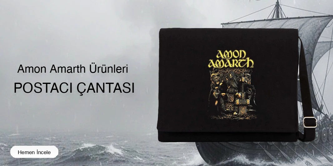 Amon Amarth Postacı Çantası kapak