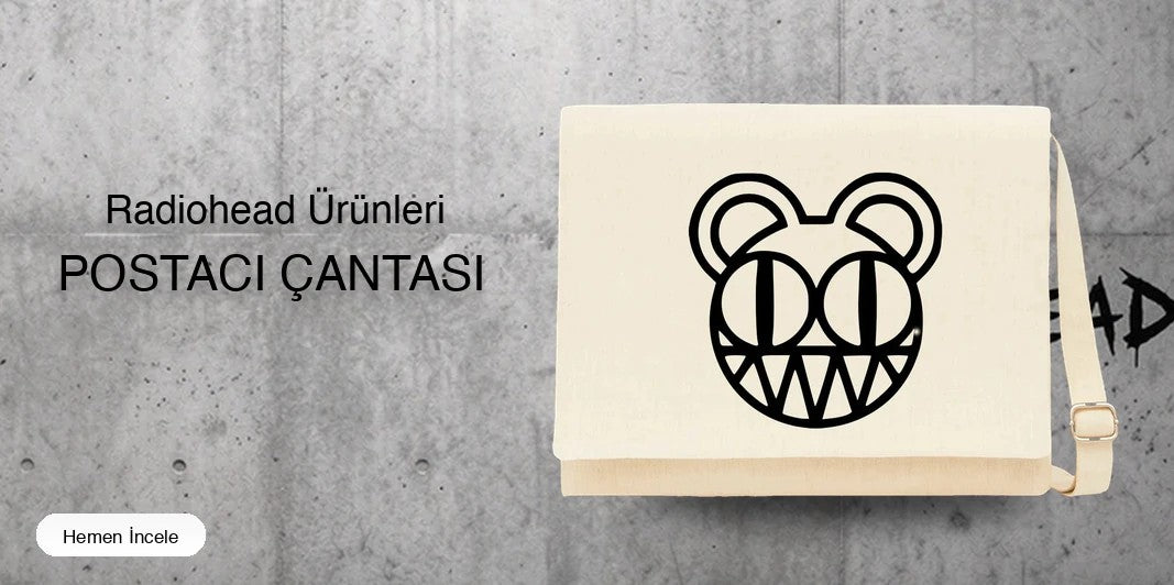 Radiohead Postacı Çantası kapak