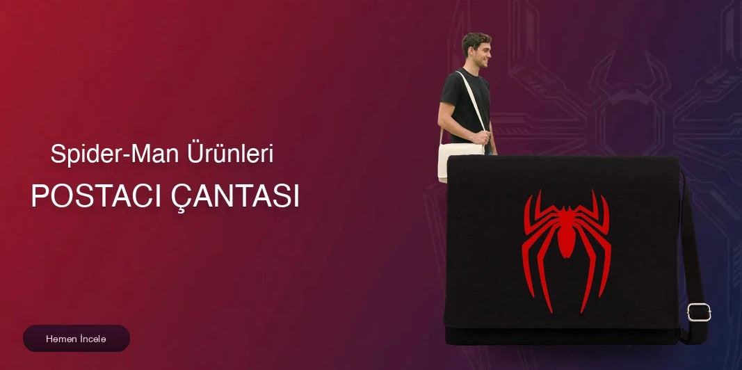 Spider-Man Postacı Çantası kapak