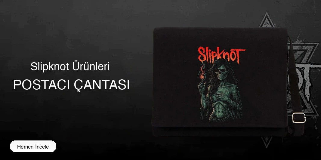 Slipknot Postacı Çantası kapak