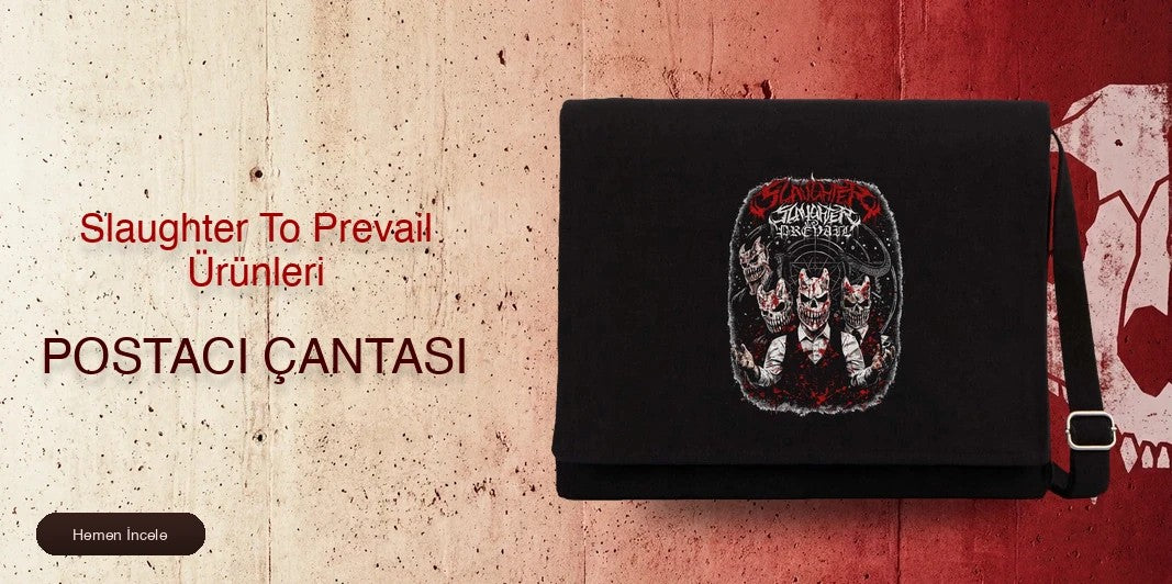 Slaughter To Prevail Postacı Çantası kapak