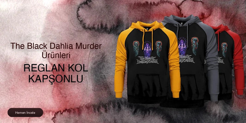 The Black Dahlia Murder Reglan Kol Renkli Kapşonlu