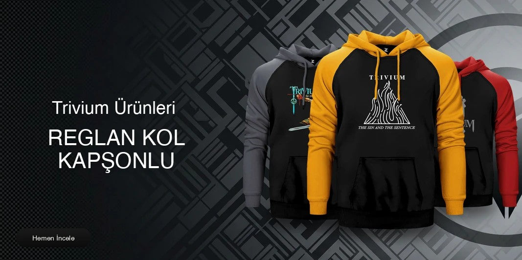 Trivium Reglan Kol Renkli Kapşonlu kapak