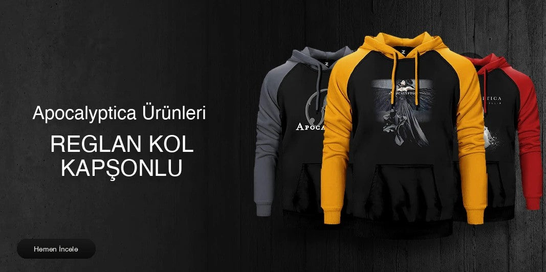 Apocalyptica Reglan Kol Renkli Kapşonlu kapak