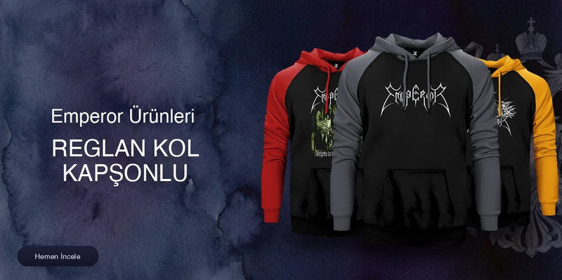 Emperor Reglan Kol Renkli Kapşonlu