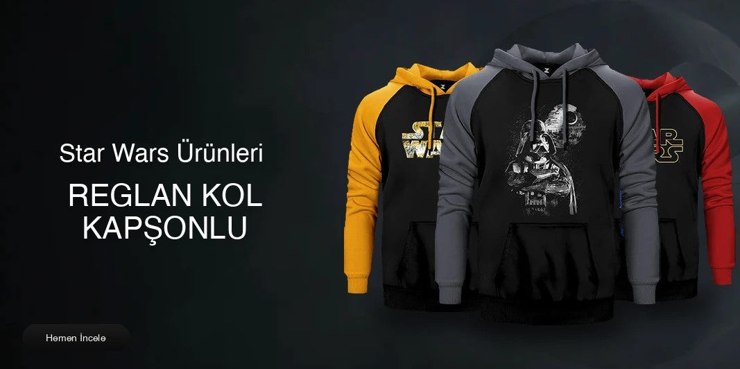 Star Wars Çift Renk Reglan Kol Sweatshirt kapak
