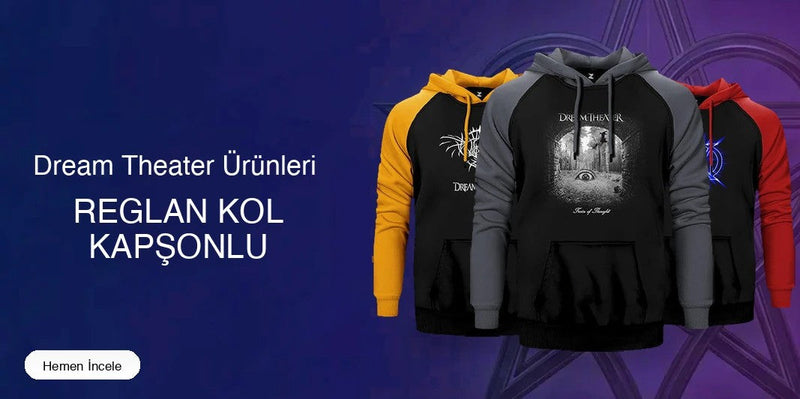 Dream Theater Reglan Kol Renkli Kapşonlu