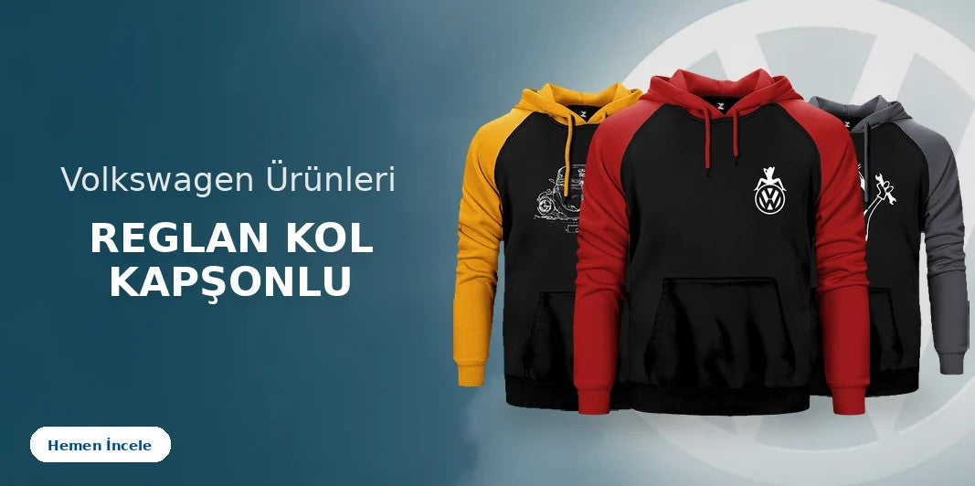 Volkswagen Reglan Kol Renkli Kapşonlu kapak