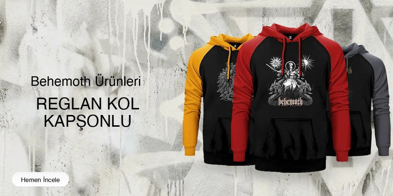 Behemoth Reglan Kol Renkli Kapşonlu kapak