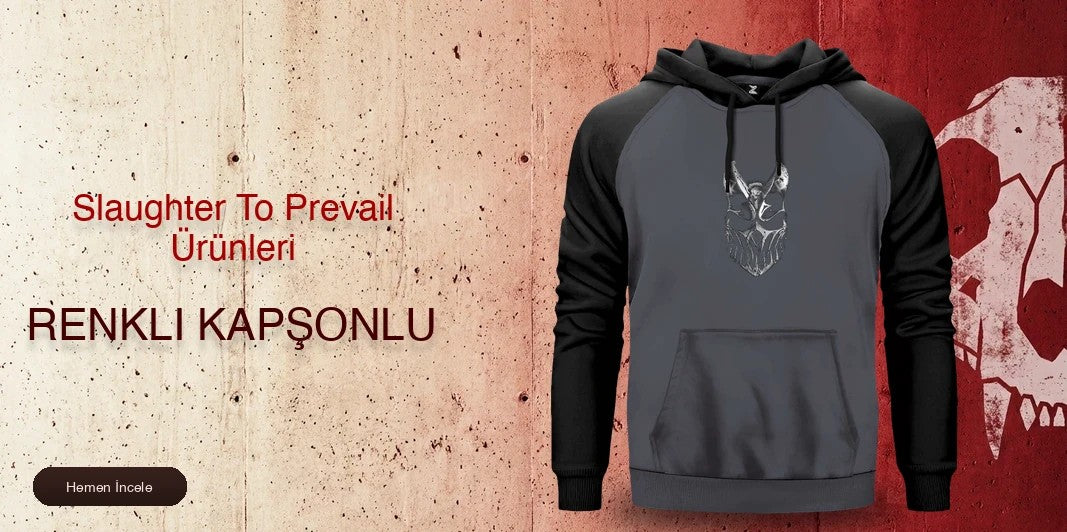 Slaughter To Prevail Renkli Kapşonlu kapak