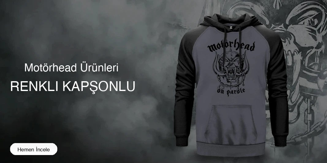 Motörhead Renkli Kapşonlu kapak
