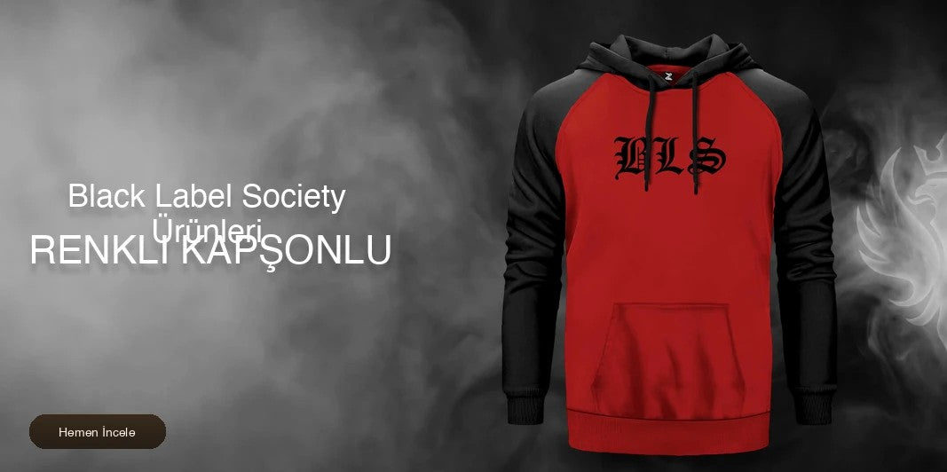 Black Label Society Renkli Kapşonlu kapak