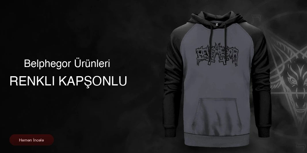 Belphegor Renkli Kapşonlu kapak