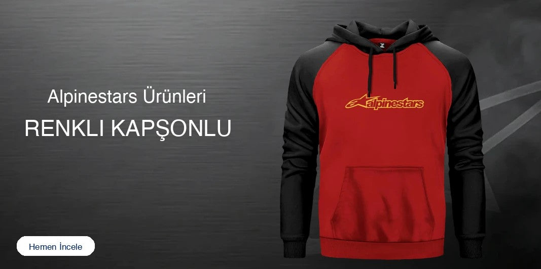 Alpinestars Renkli Kapşonlu kapak