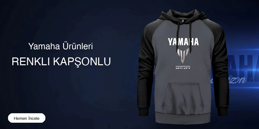 Yamaha Renkli Kapşonlu kapak