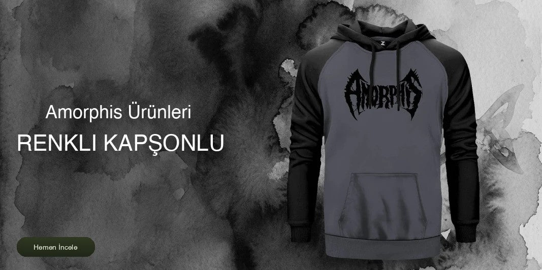 Amorphis Renkli Kapşonlu kapak