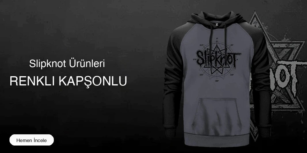 Slipknot Renkli Kapşonlu kapak