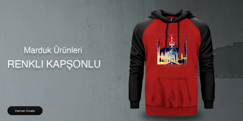 Marduk Renkli Kapşonlu