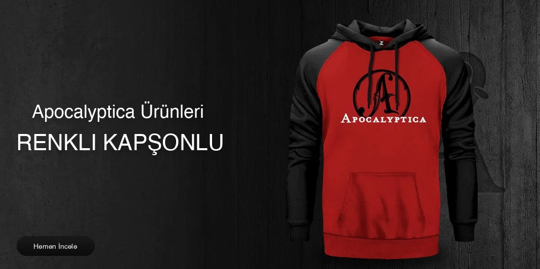 Apocalyptica Renkli Kapşonlu kapak