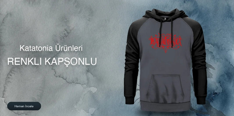 Katatonia Renkli Kapşonlu