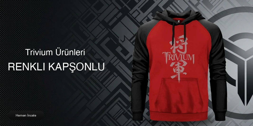 Trivium Renkli Kapşonlu kapak