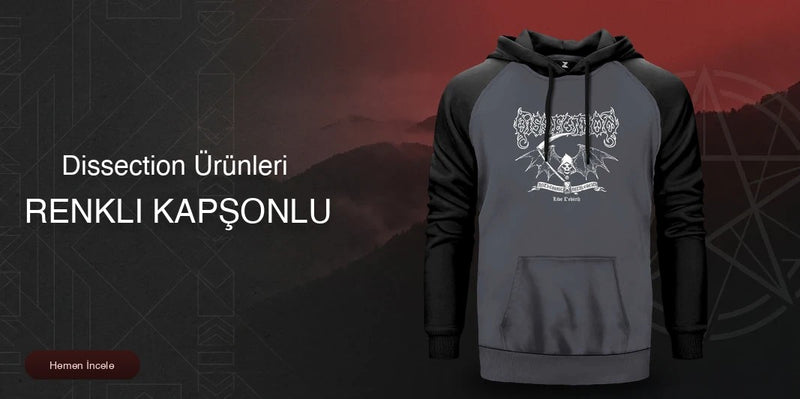 Dissection Renkli Kapşonlu