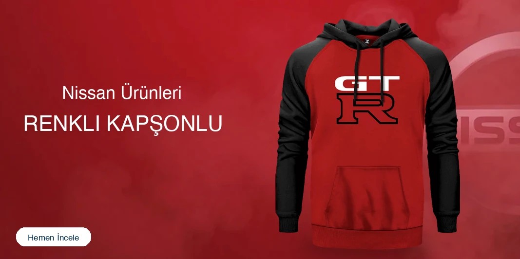 Nissan Renkli Kapşonlu kapak