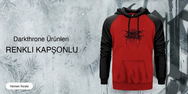 Darkthrone Renkli Kapşonlu kapak