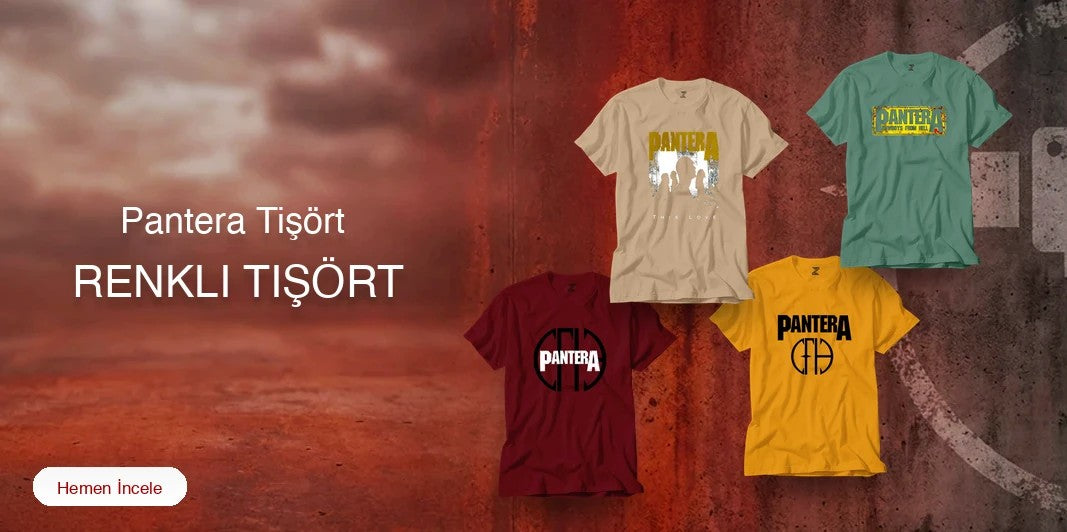 Pantera Renkli Tişört kapak
