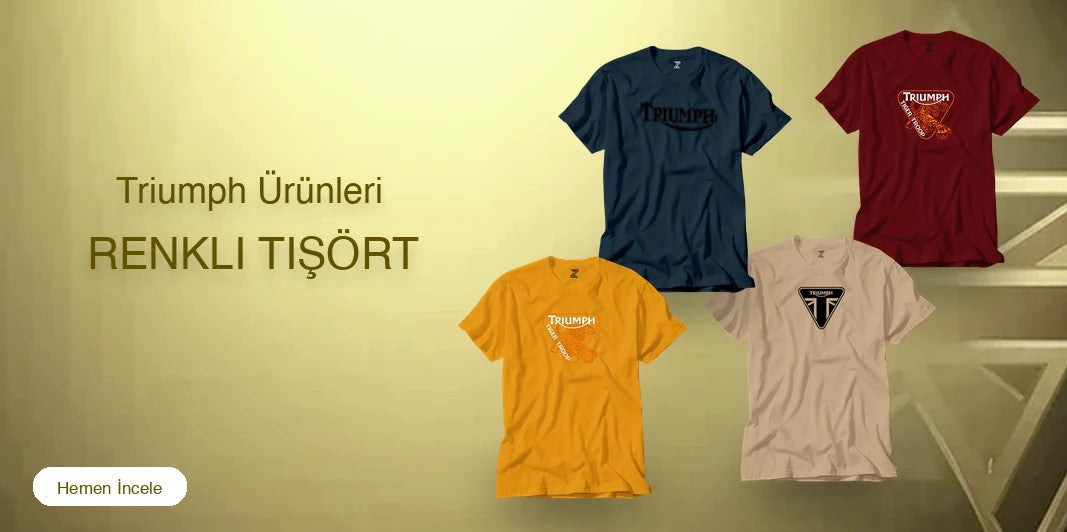 Triumph Renkli Tişört kapak