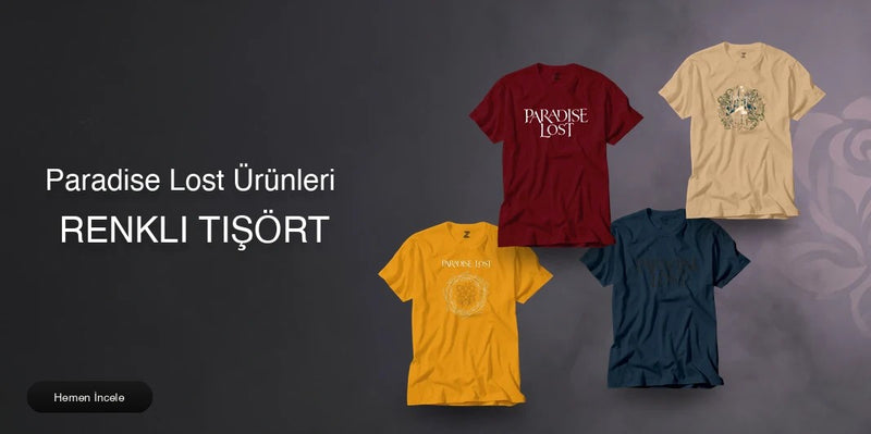 Paradise Lost Renkli Tişört