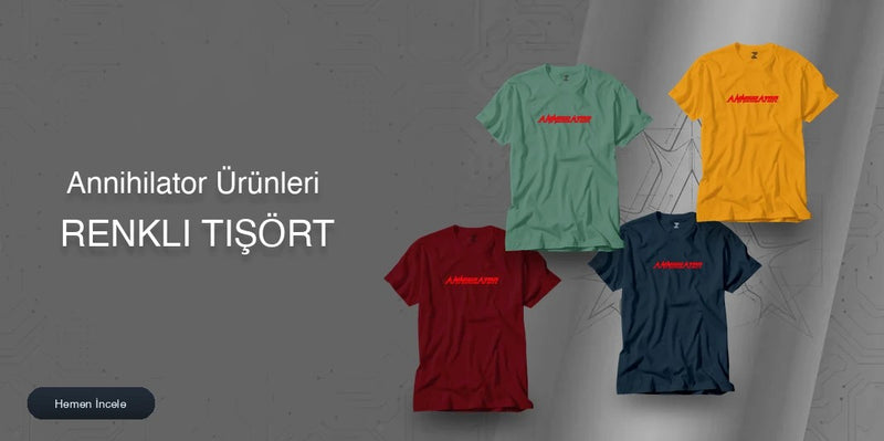 Annihilator Renkli Tişört