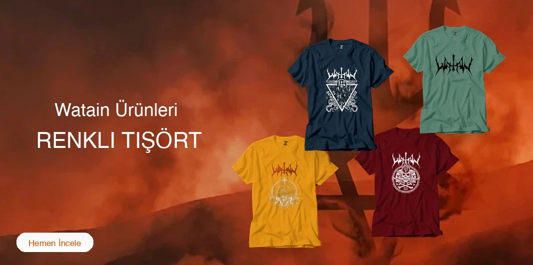 Watain Renkli Tişört kapak
