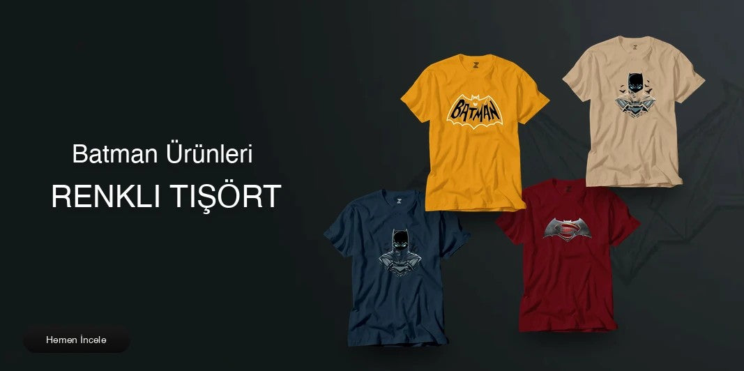 Batman Renkli Tişört kapak