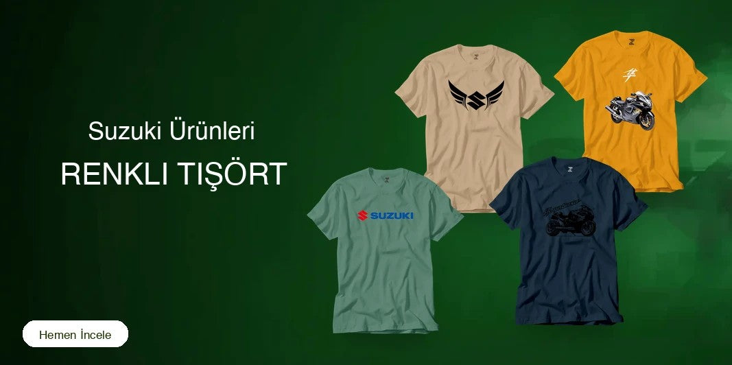 Suzuki Renkli Tişört kapak